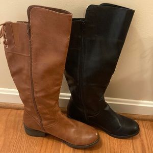 Wide Leg Calf Boots Size 9.5